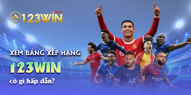 Bảng xếp hạng 123win còn cung cấp những thông tin gì?